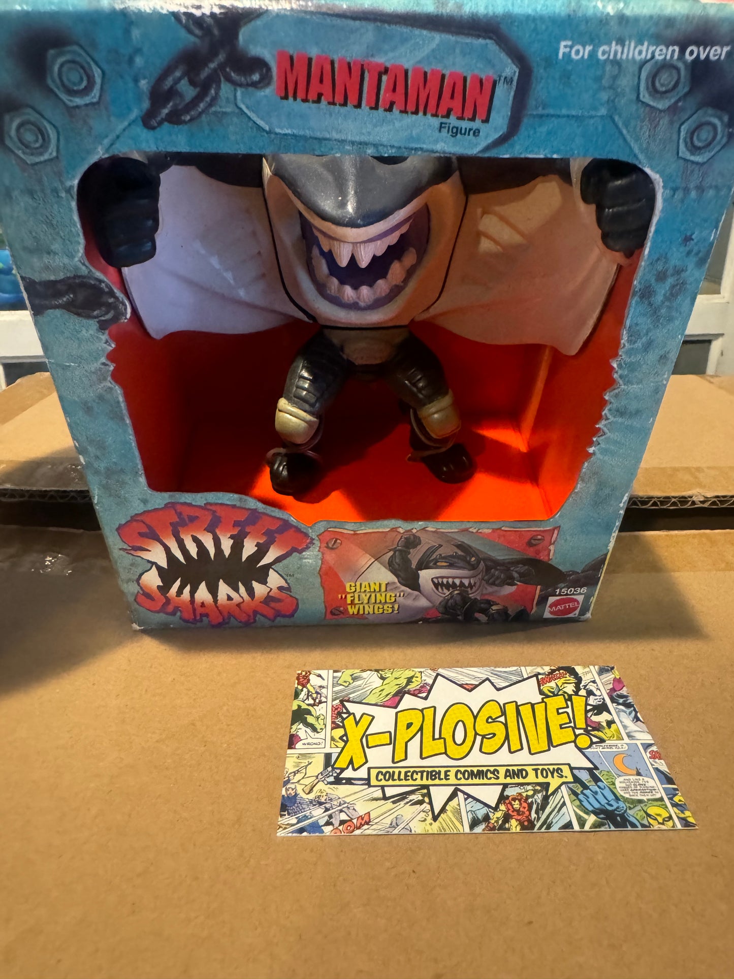 Original 1995 Mattel street sharks Mantaman