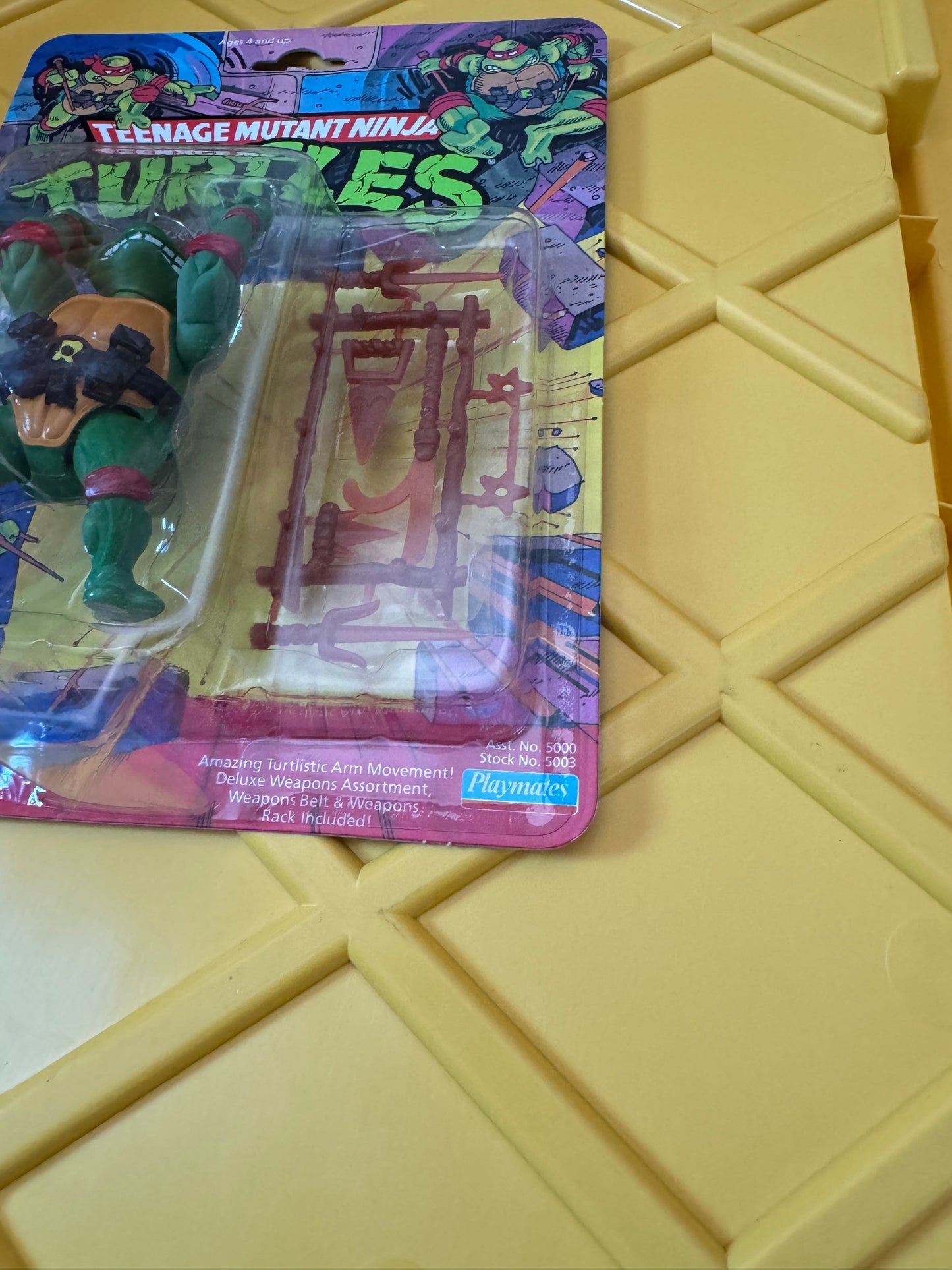 TMNT Raphael 1988 Playmates DAMAGE