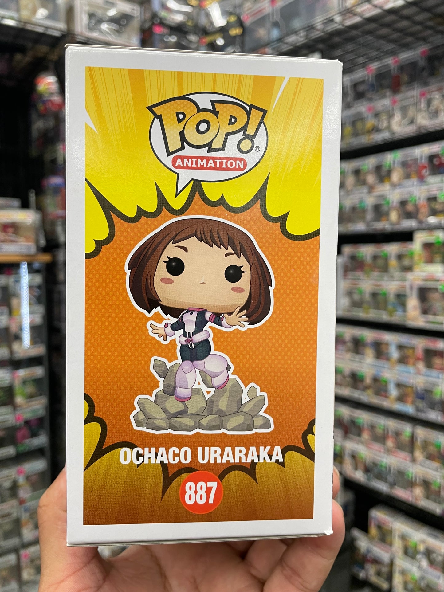 Ochaco Uraraka Funko Pop #887 Funimation Chase Exclusive My Hero Academia
