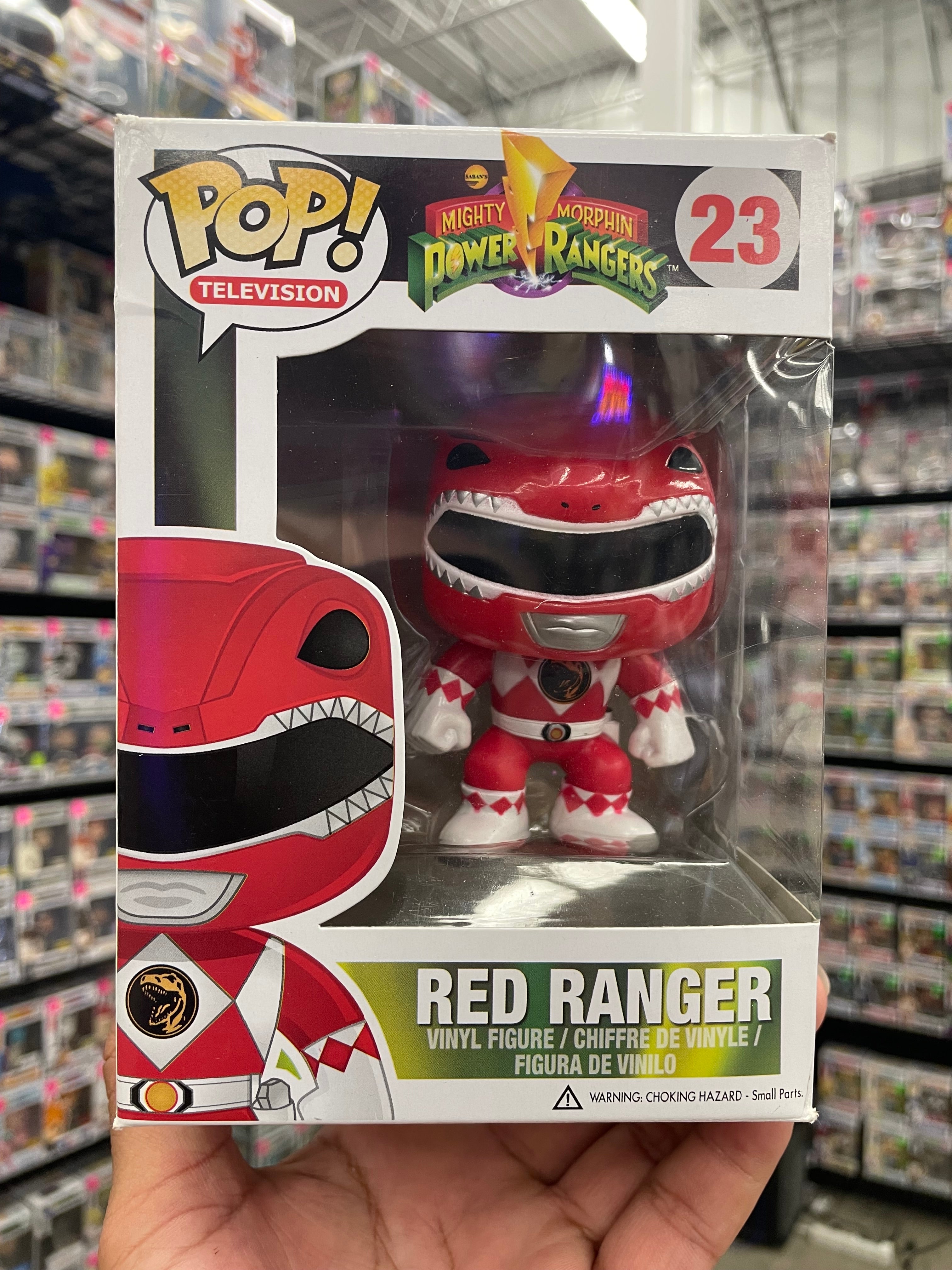 Red Ranger Funko Pop #23 Mighty Morphin Power Rangers Vaulted ...
