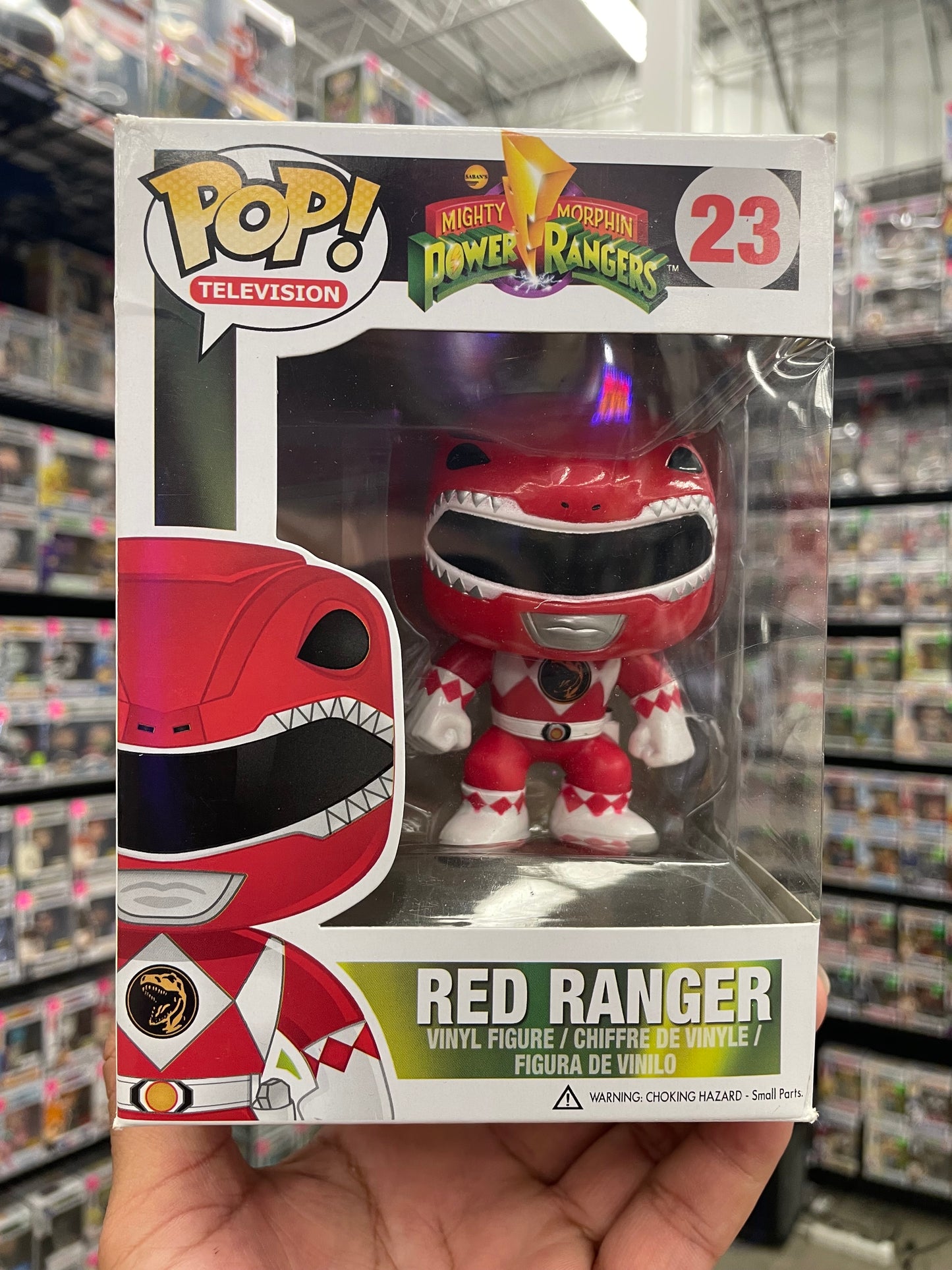 Red Ranger Funko Pop #23 Mighty Morphin Power Rangers Vaulted