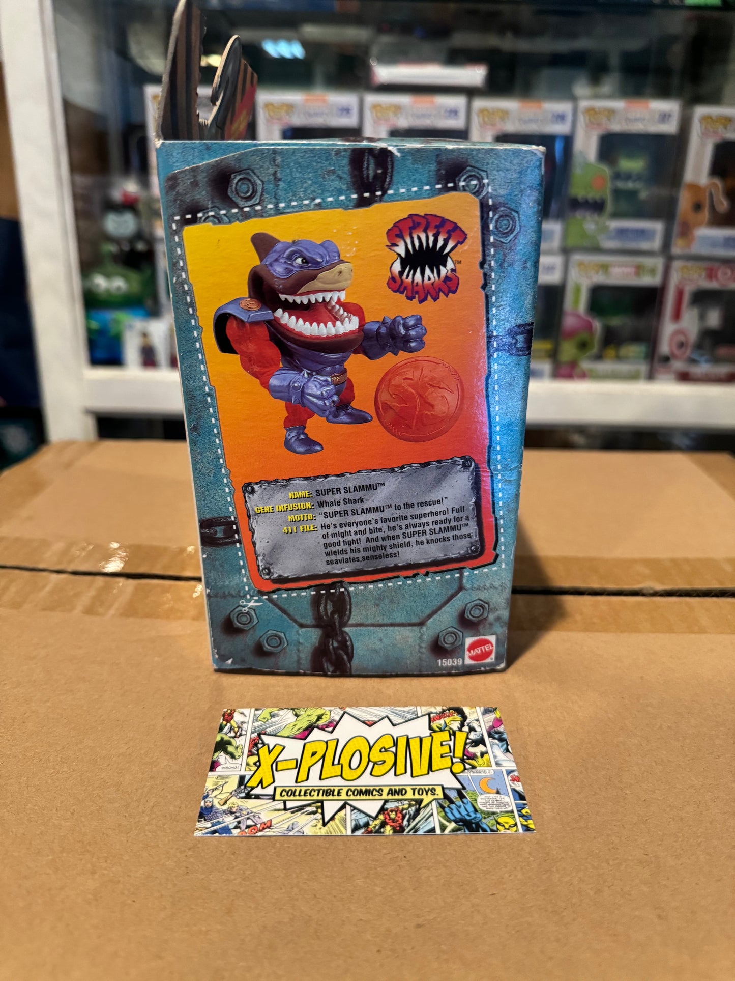 Original 1995 Mattel street sharks Super Slammu