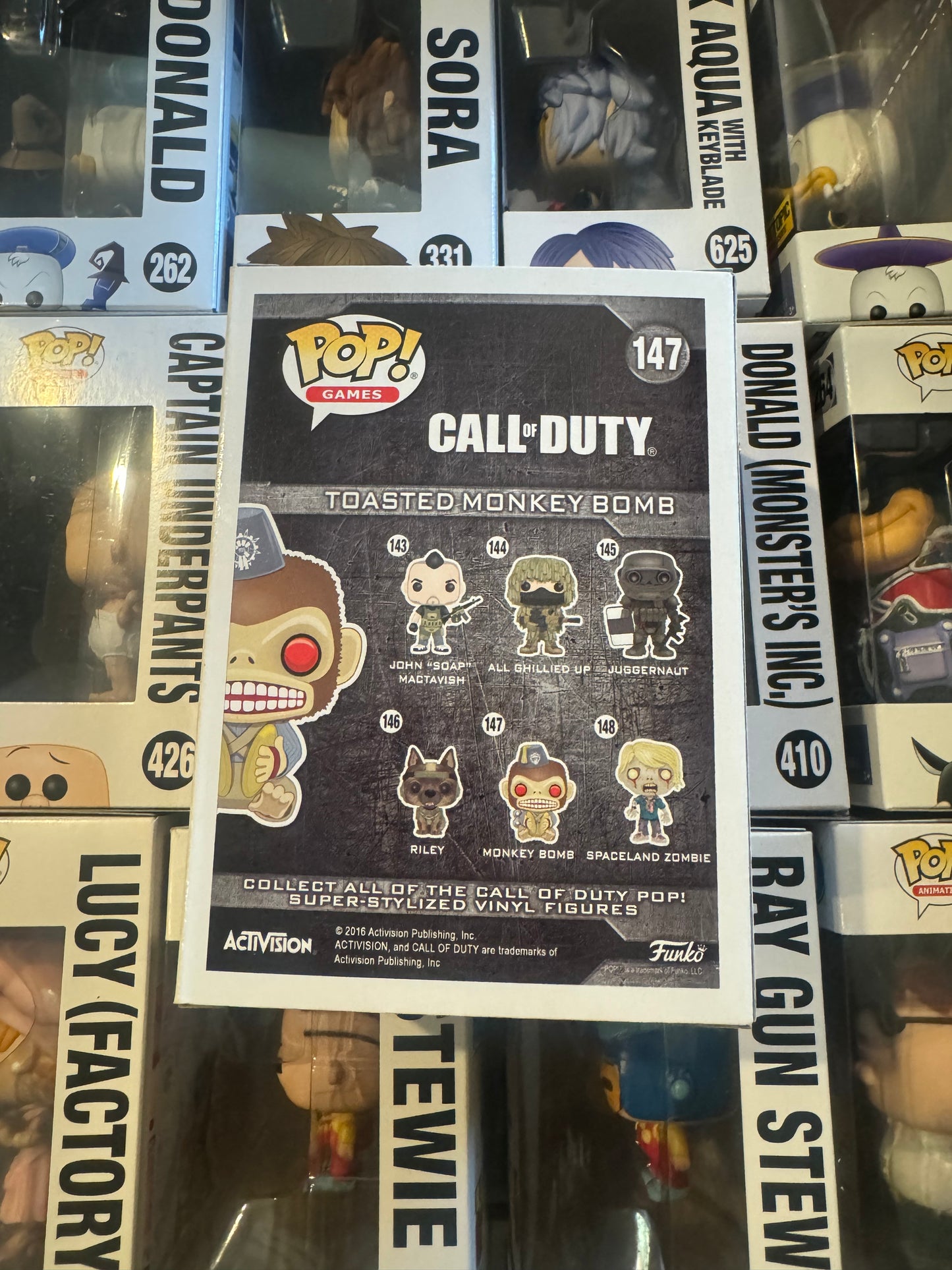 Toasted Monkey Bomb Funko Pop #147 Call Of Duty GAMESTOP EXCLUSIVE