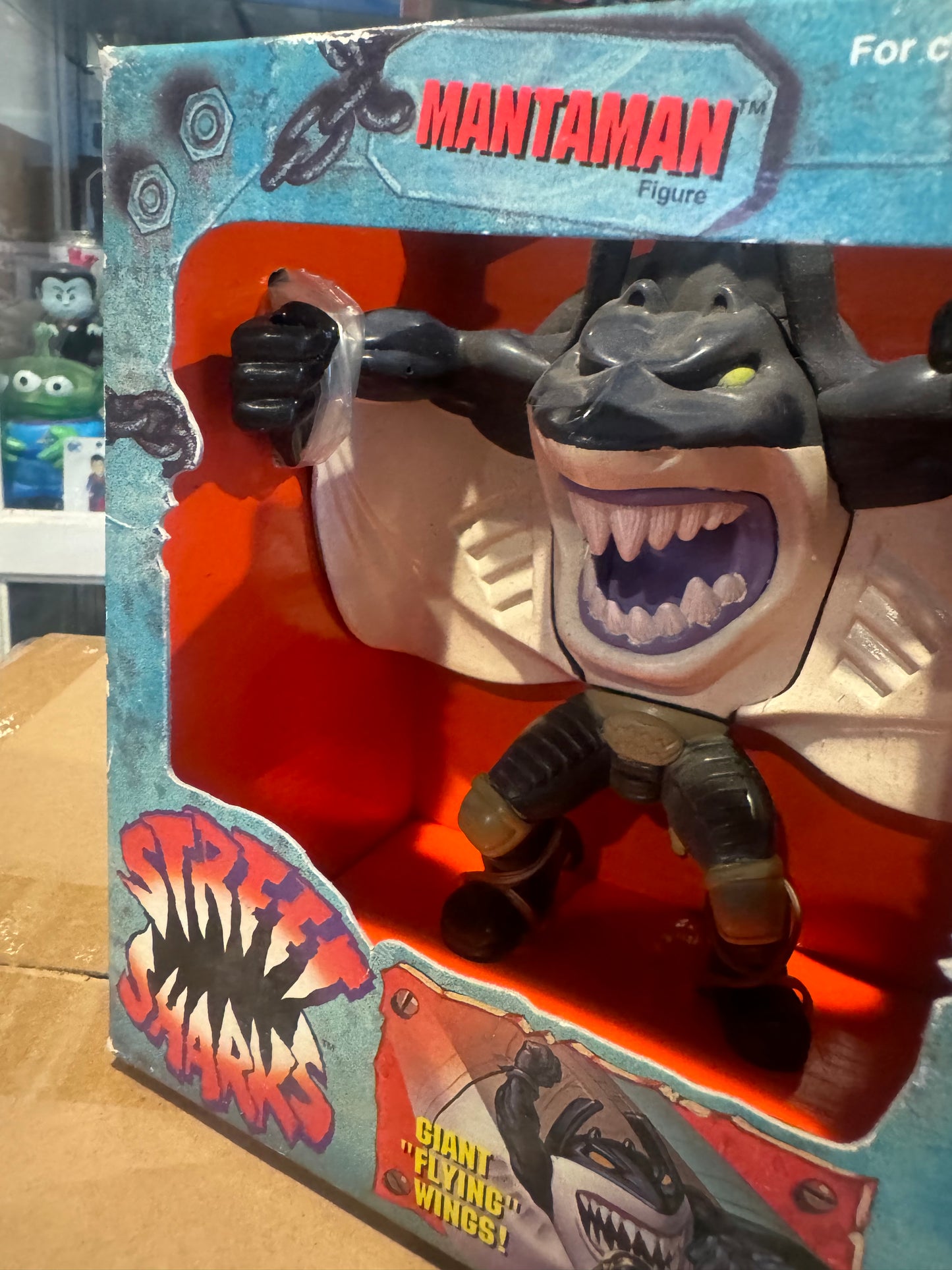 Original 1995 Mattel street sharks Mantaman