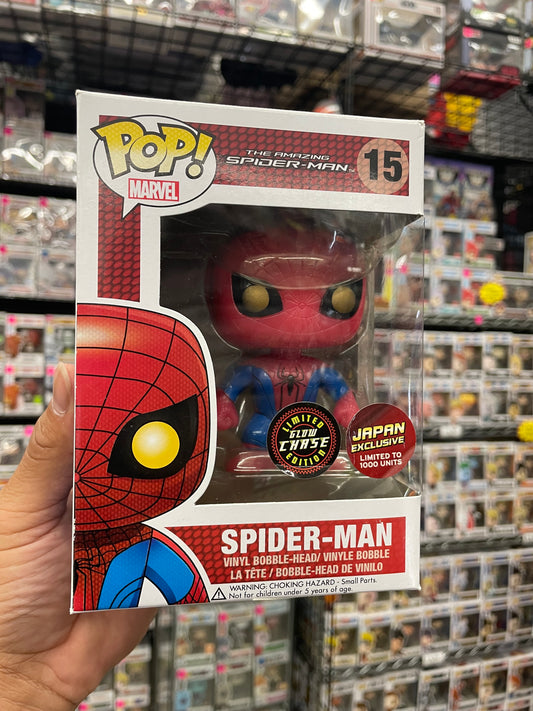 Spider-Man Chase Funko Pop #15 Japan Exclusive 1000PCS Marvel