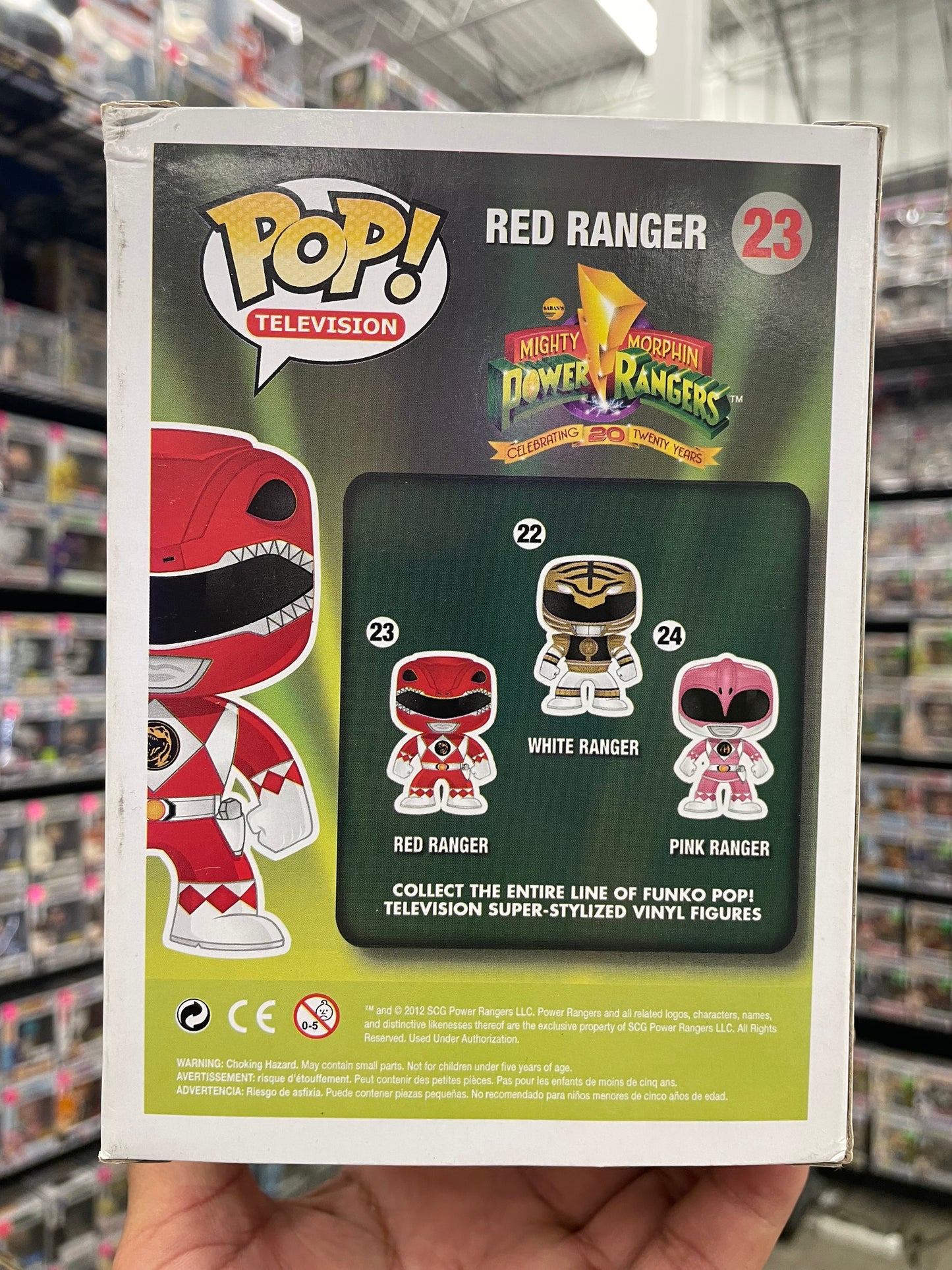 Red Ranger Funko Pop #23 Mighty Morphin Power Rangers Vaulted