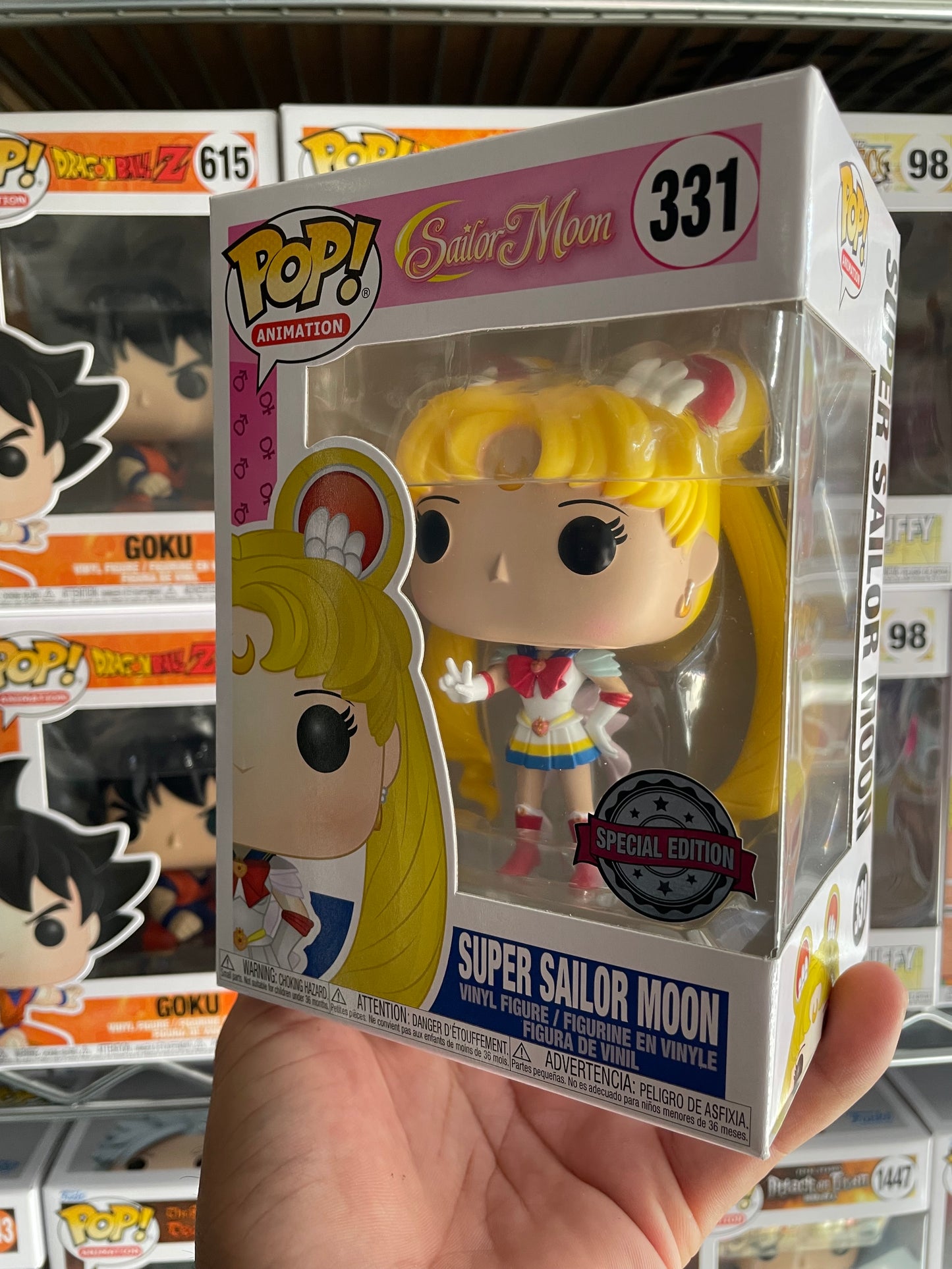 Super Sailor Moon Funko Pop #331 Special Edition Vaulted