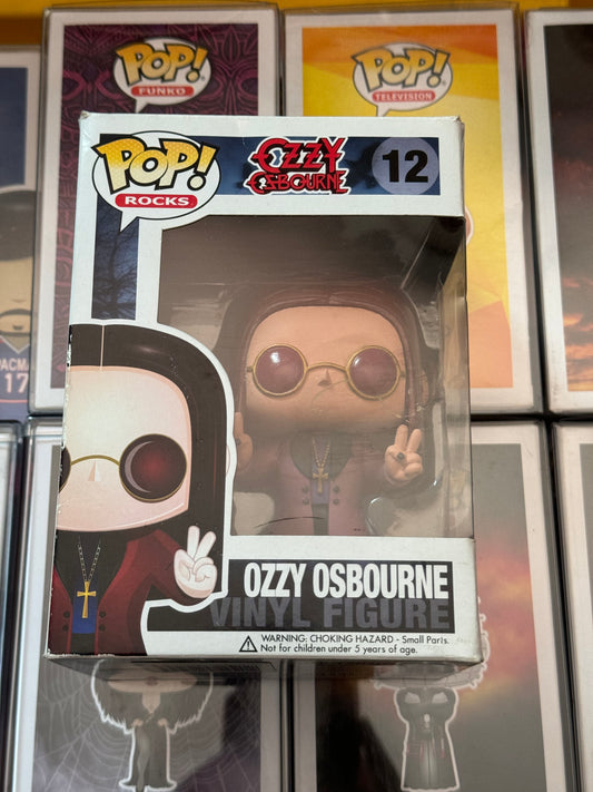 Ozzy Osbourne Funko Pop #12 DAMAGE