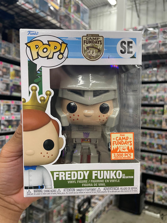 Freddy Funko as Megatron Camp Fundays Transformers 3000PCS