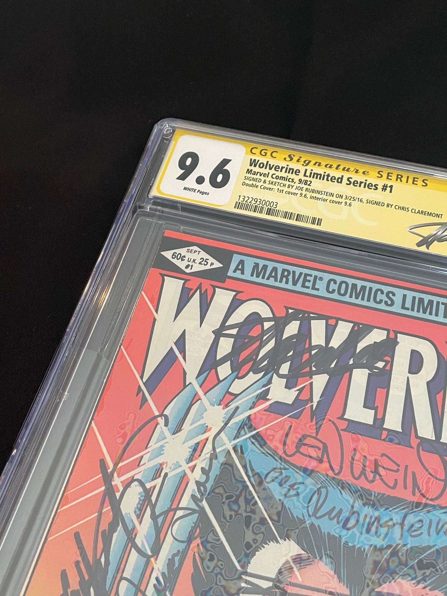 Wolverine Limited Series #1 CGC Signature Series DOUBLE COVER