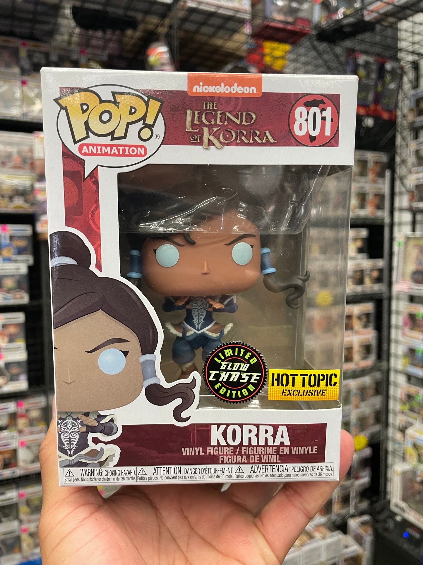 Korra Funko Pop #801 Hot Topic Chase Exclusive