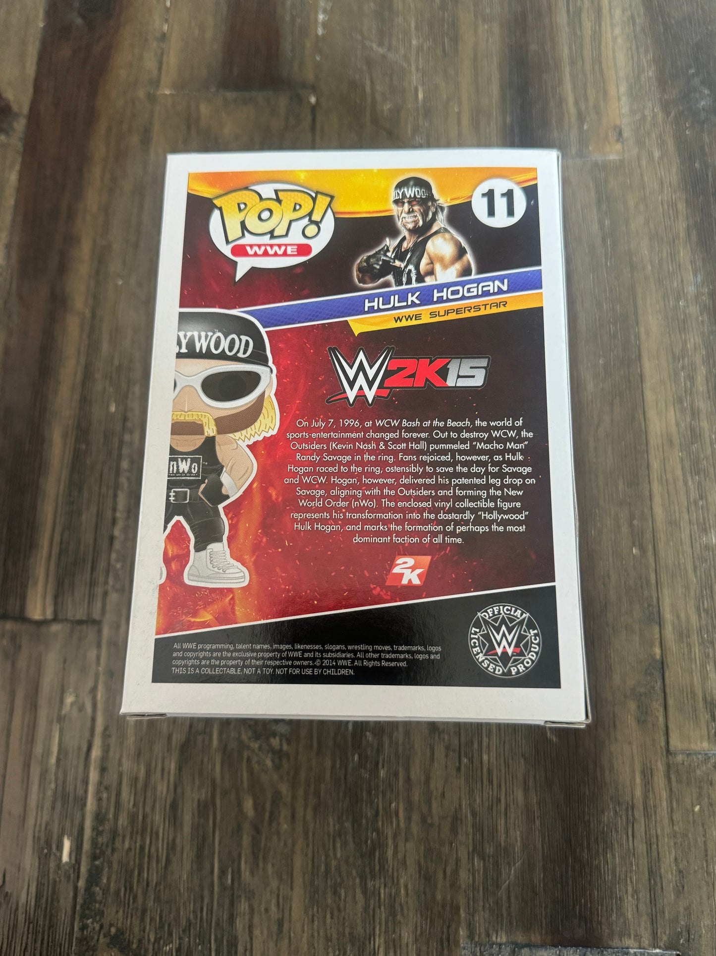 Hulk Hogan Hollywood Funko POP #11 WWE NWO