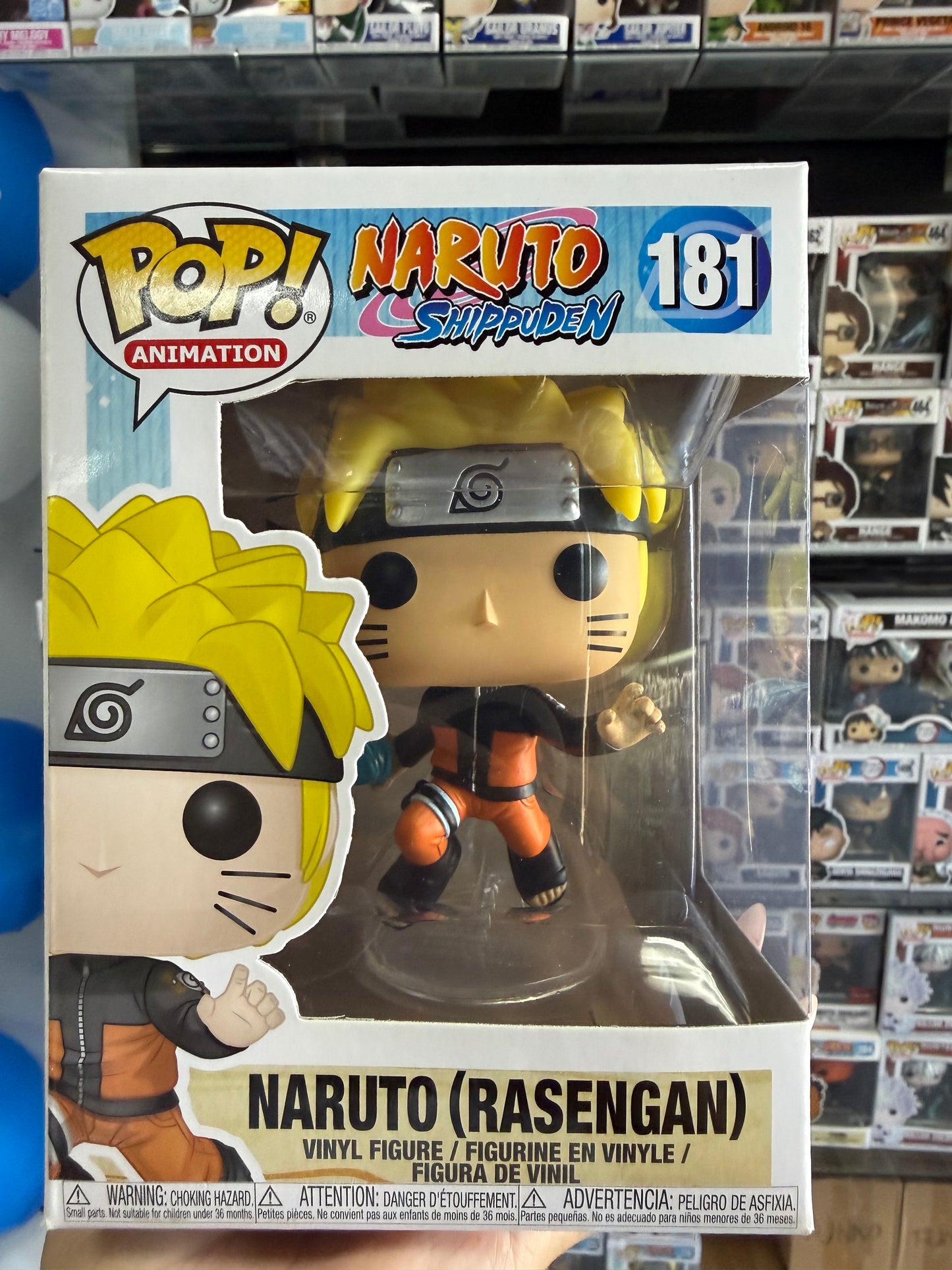 Naruto Rasengan Funko Pop #181 Naruto Shippuden Anime