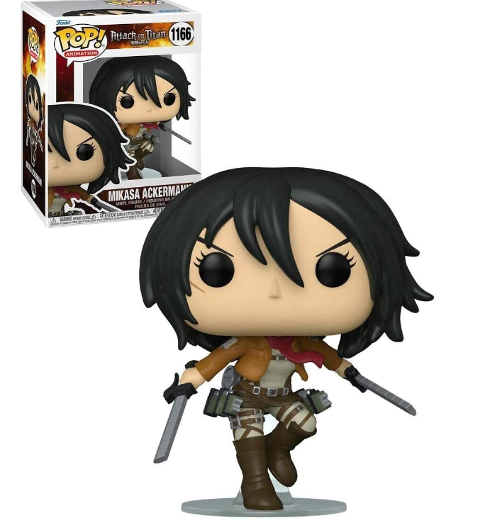 Mikasa Ackerman Funko Pop #1166 Attack on Titan Vaulted